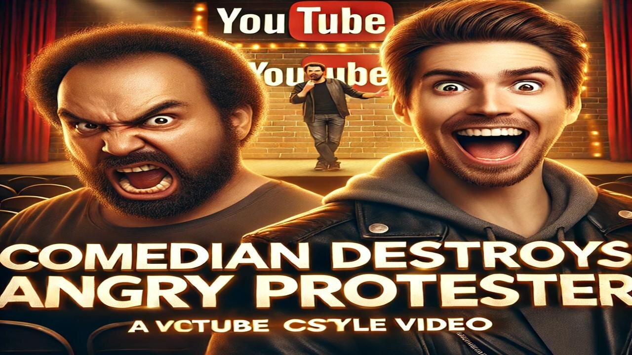 🔥 Comedian vs Angry Protester – Must-Watch Funny Clash! 😂