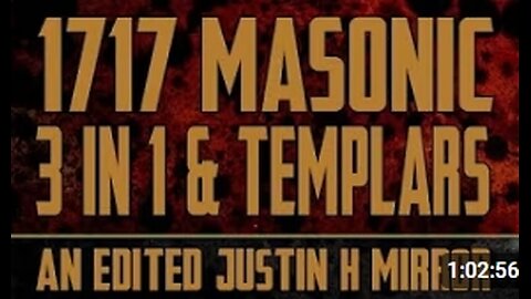 1717 MASONIC 3IN1 & TEMPLARS
