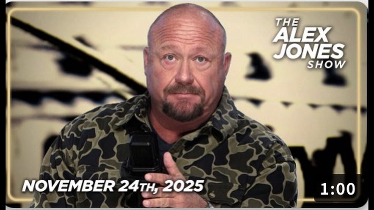 11 24 25 ALEX JONES Epstein Confirm He Was A Spy Master Working For At Least THREE Governments