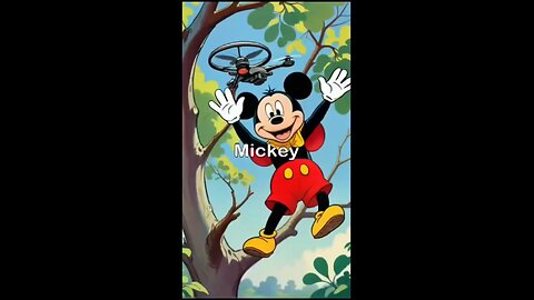 Mickey and the crocodile in Kannada