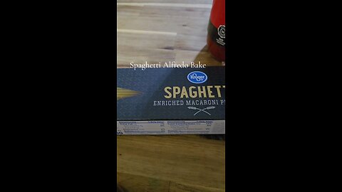 Spaghetti Alfredo Bake