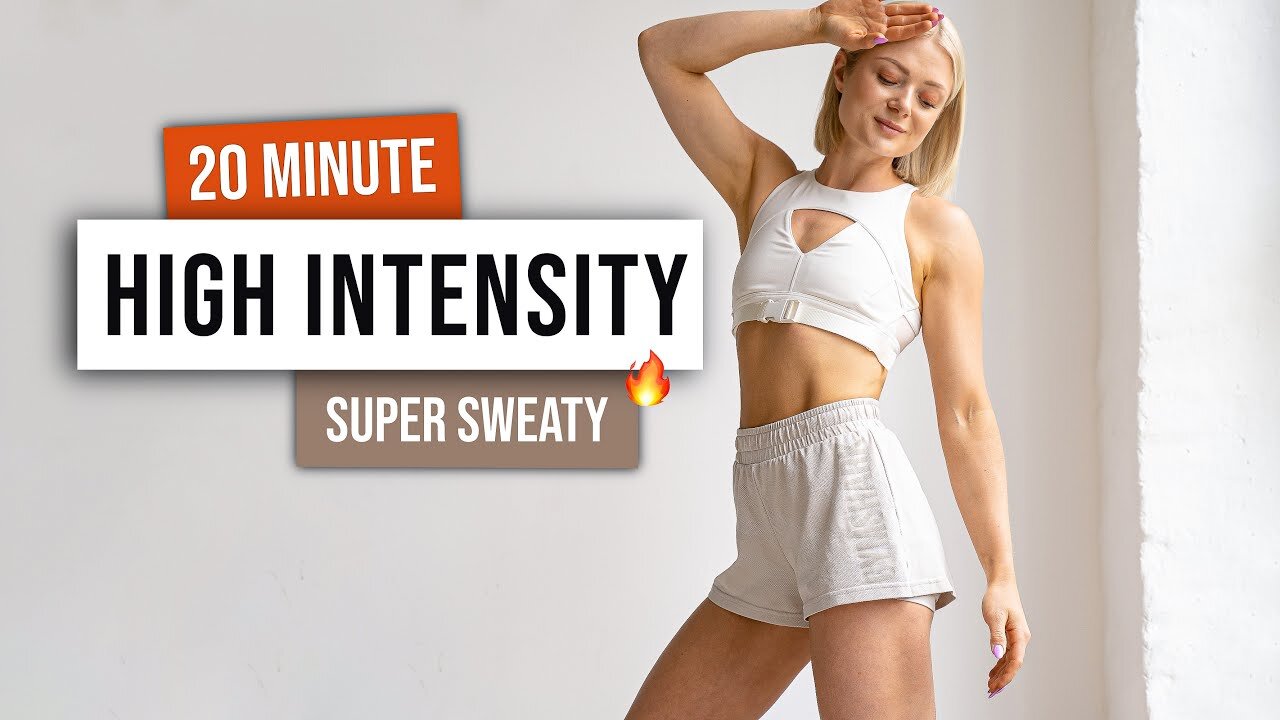 20 MIN SUPER SWEATY HIIT WORKOUTS _ ALL STANDING _ No Repeat quick