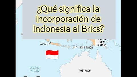 La incorporación de Indonesia al BRICS