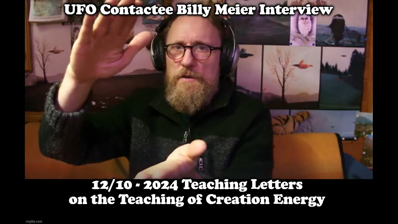 UFO Contactee Billy Meier Interview - 12⧸10 -2024 Teaching Letters on Creation Energy