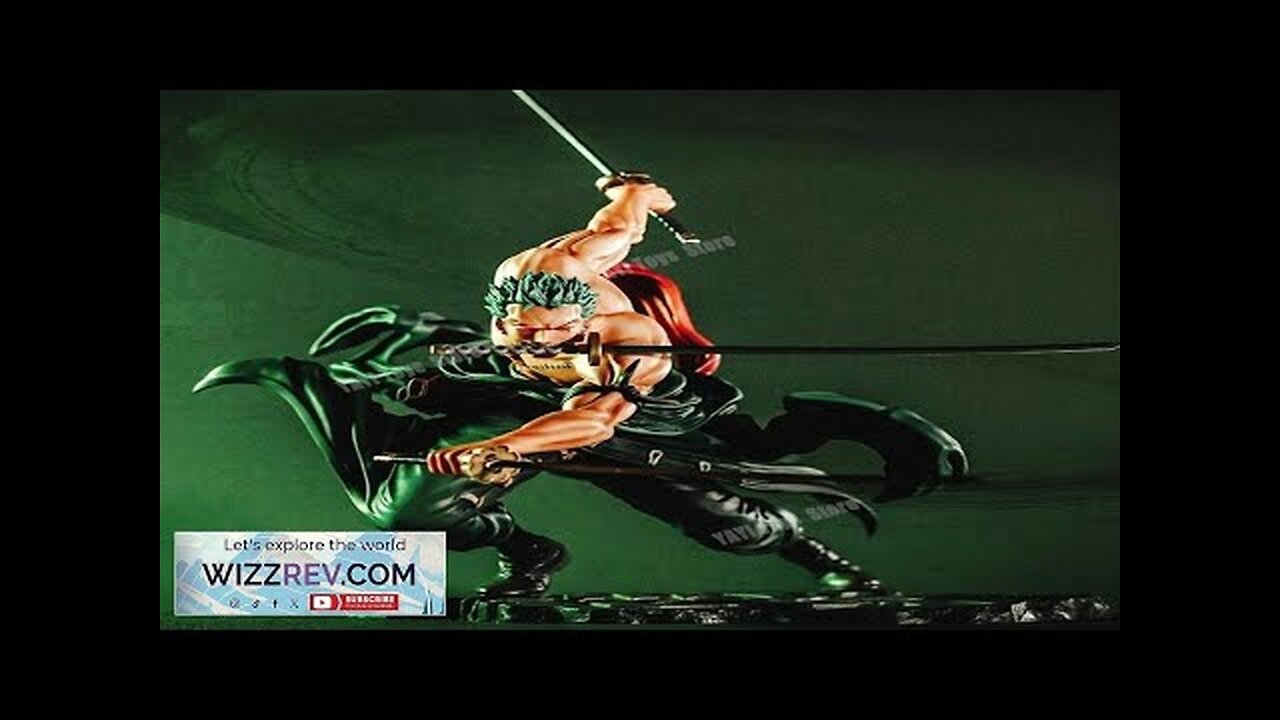 Hot One Piece 10cm Anime Figure GK Roronoa Zoro Three-blade Sa-maximum Manga Review