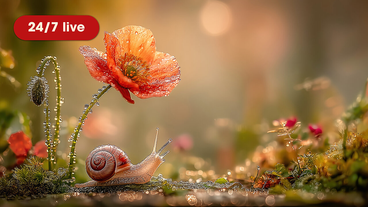 24/7 | relax your mind (FREE COLOURING PAGES) | nature ambience and soft music