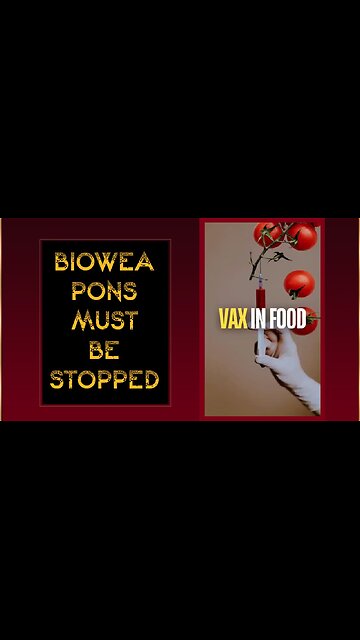 ⚠️ They are planning to put the bioweapon vax in the food supply.