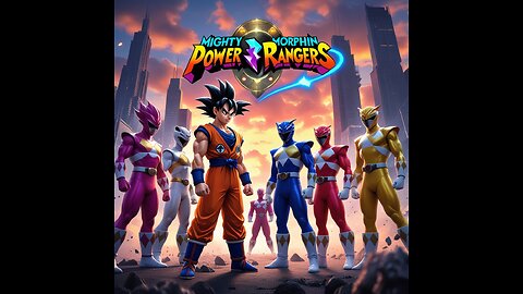 GOKU SAIYAN { DRAGON BALL Z VS POWER RANGERS}