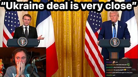 President Trump collabs with President Macron