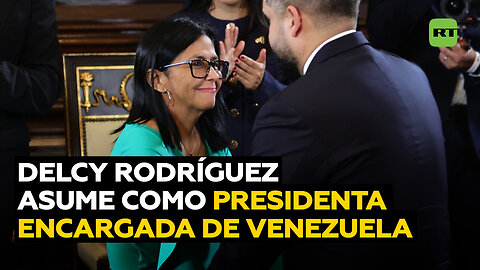 Delcy Rodríguez jura como presidenta encargada de Venezuela