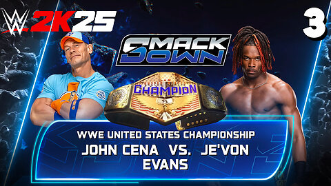 WWE 2K25 Smackdown September 26th 2025 - Match 3: His Time Is Now!