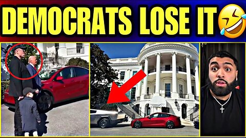 🚨MUST SEE!! Elon Musk & Trump Hilariously TROLL Democrats By Flooding White House With TESLA Cars.