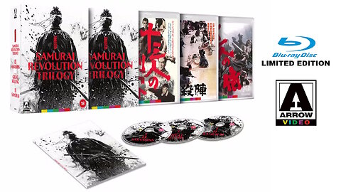 Eiichi Kudo's Samurai Revolution Trilogy [Arrow Video Limited Edition Blu-ray]