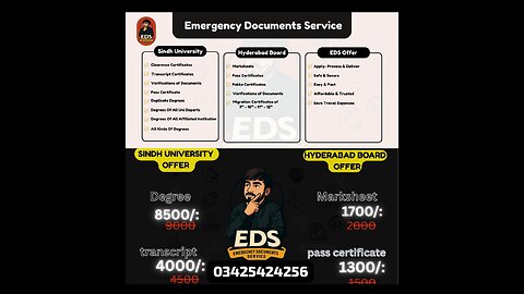 Emergency documents services