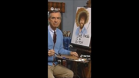 Mr. Rogers and Bob Ross Funny Video.
