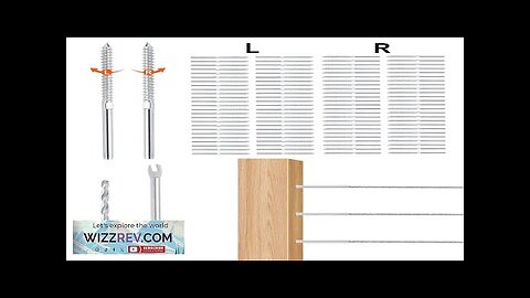 VEVOR 102 Pack Cable Railing Swage Threaded Stud Tension End Fitting Terminal Review