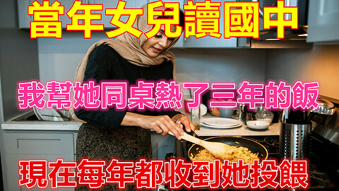 當年女兒讀國中，我幫她同桌熱了三年的飯，現在每年都收到她投餵❤️ 【 #美好人生智慧 】❤️ #為人處事 #生活經驗 #情感故事