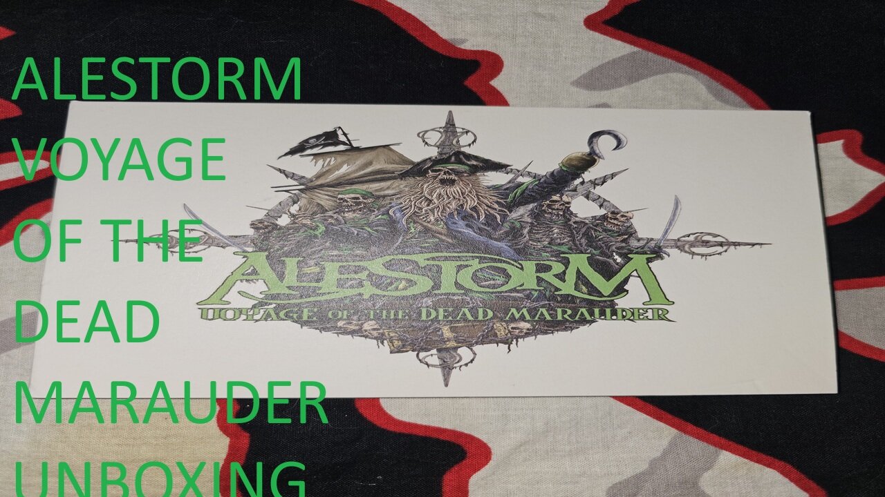 Alestorm Voyage of the Dead Marauder Unboxing