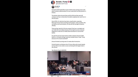 Trump is dropping 2020 election fraud videos right after seizing