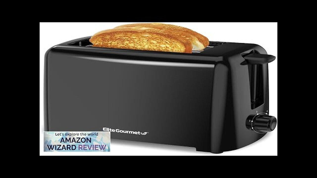 Elite Gourmet ECT1027B Cool Touch Toaster with 6 Temperature Settings & Extra Review