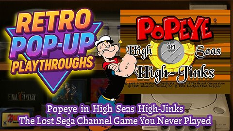 Bet You Never Heard of This Lost Popeye Game from the Sega Channel