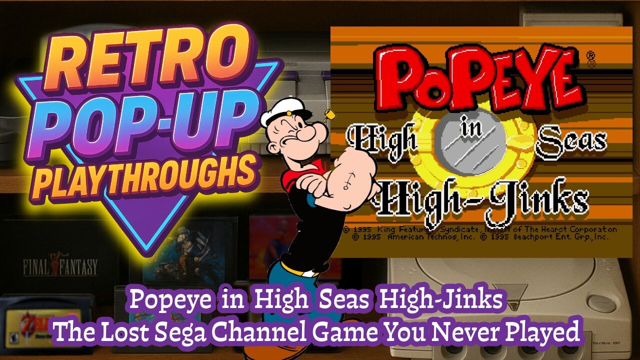 Bet You Never Heard of This Lost Popeye Game from the Sega Channel
