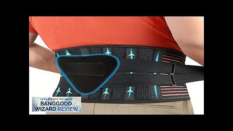 Sport Belt Comfort Anti-Skid Ergonomic Design Waist Spine Protection for Herniated Discs Review