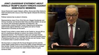 HANG TRAITORS: Senator Schumer Misrepresents Trump's Warning That Govt Officials Can Be Executed!