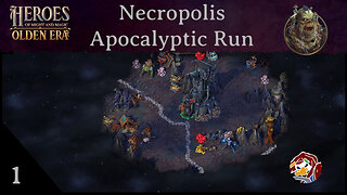 Heroes of Might and Magic: Olden Era Apocalyptic Difficulty Necropolis Playthrough Episode 1