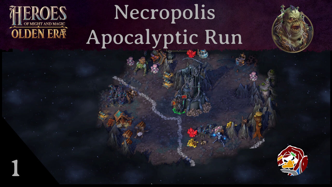 Heroes of Might and Magic: Olden Era Apocalyptic Difficulty Necropolis Playthrough Episode 1