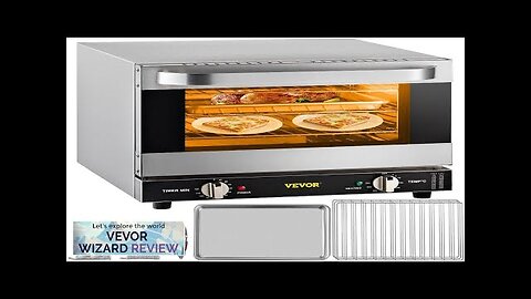 VEVOR Commercial Convection Oven 21L/19Qt Quarter-Size Conventional Oven Countertop 1440W Review