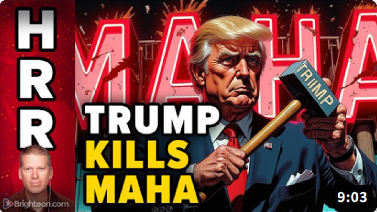 Trump just killed MAHA