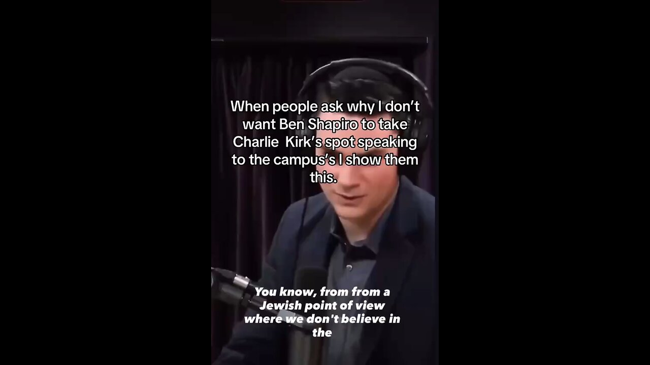 This is what Ben Shapiro thinks of Jesus