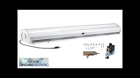 VEVOR Air Curtain 59" 2 Speeds Commercial Indoor Air Curtain CE Certified Review