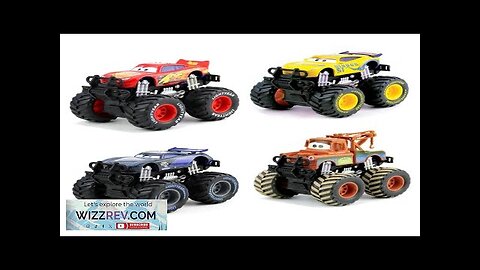 Disney Pixar Cars Lightning McQueen SUV Black Storm Jackson Cruz Mater Big Review