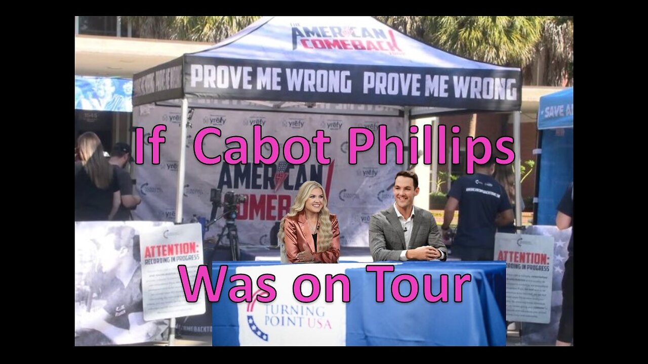 When Cabot Phillips goes on College Tours