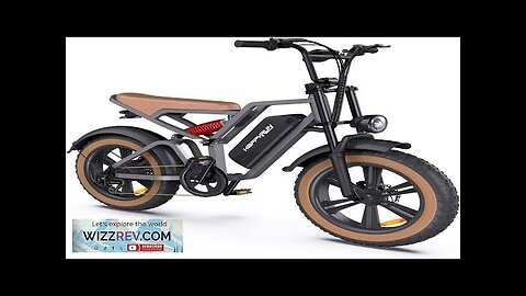 1500W /2000W Moped Style Electric Bike Adult eBikes 48V 18Ah/25Ah Review