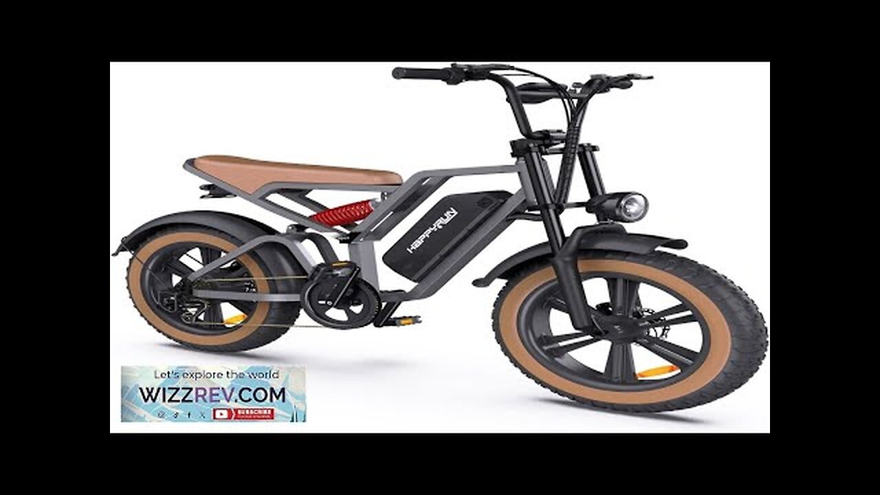 1500W /2000W Moped Style Electric Bike Adult eBikes 48V 18Ah/25Ah Review