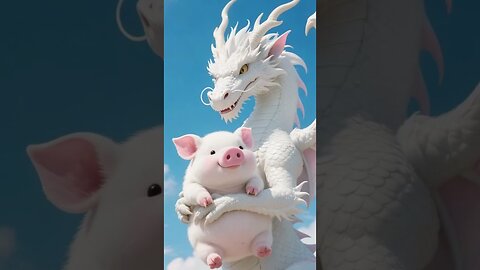 Cat be friend with DRAGON!!
