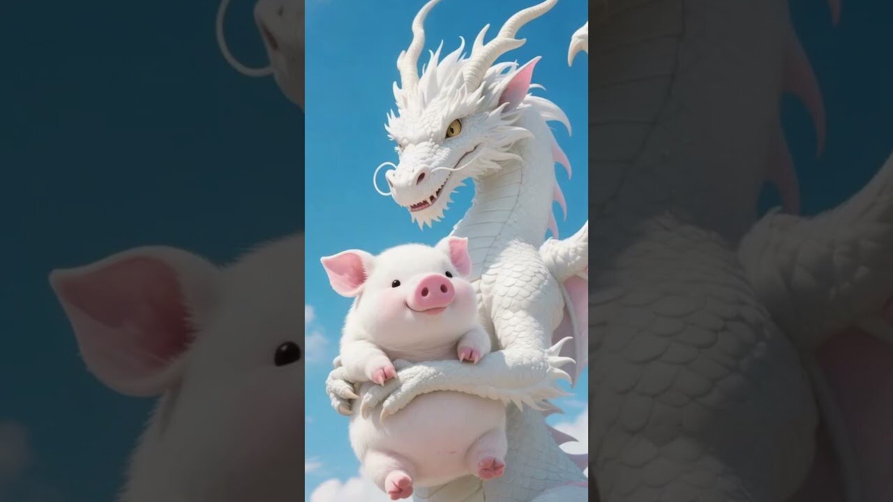 Cat be friend with DRAGON!!