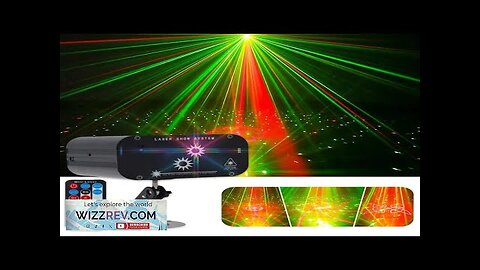 30W Mini Christmas LED Laser Light 48 Pattern 2 Hole DJ Disco Review