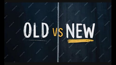 Old Testament is YOUR WILL. New Testament is GODS WILL