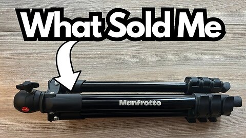 Manfrotto Tripod - Should've Known About This Brand Earlier