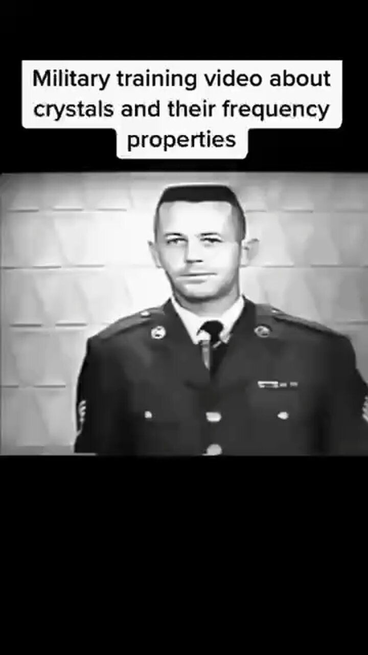 Military training video about quartz, crystal and electric use of the crystals / Part 1