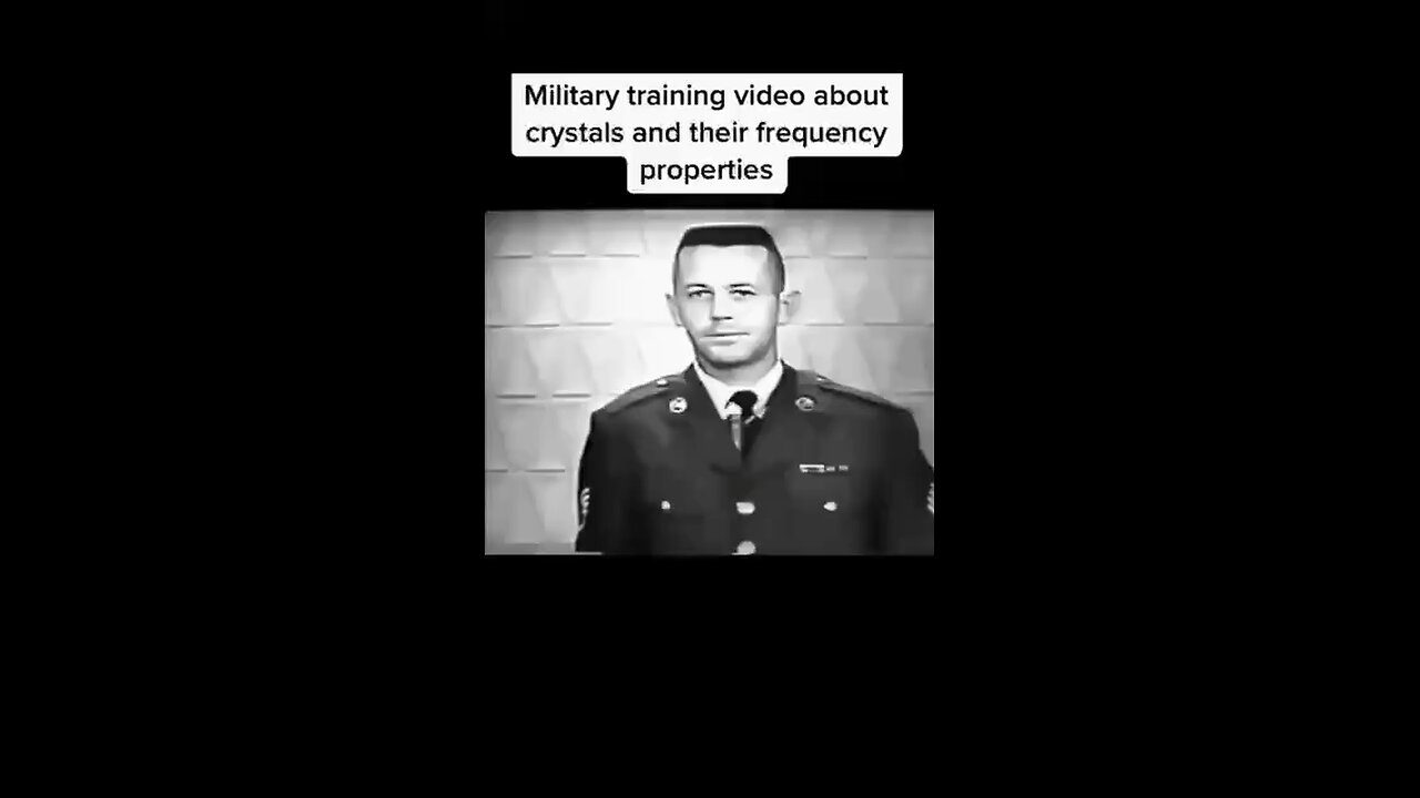Military training video about quartz, crystal and electric use of the crystals / Part 1