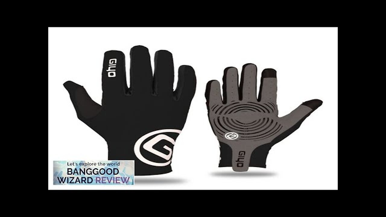 Giyo Wind Breaking Cycling Full Finger Gloves Touch Screen Anti-slip Bicycle Fabric Review