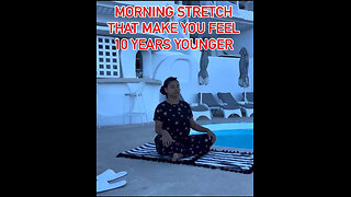 Morning Stretches That Makes You FEEL 10yrs YOUNGER. Sacred Union Merging MIND, BODY & SOUL (:56sec)