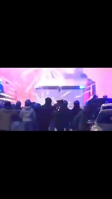 Protests against the Winter Olympics still RAGING in Milan Rockets and pyrotechnics fired at police