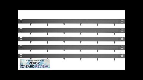 VEVOR Steel Lawn Edging 5PCS Metal Landscape Edging 3"x39" Garden Edging Border Review