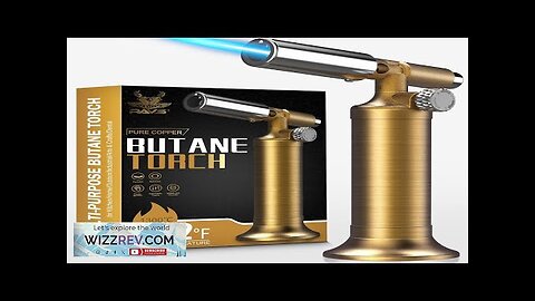 ravs Copper Butane Torch Lighter Kitchen Torch Cooking Torches Blow Torch Review